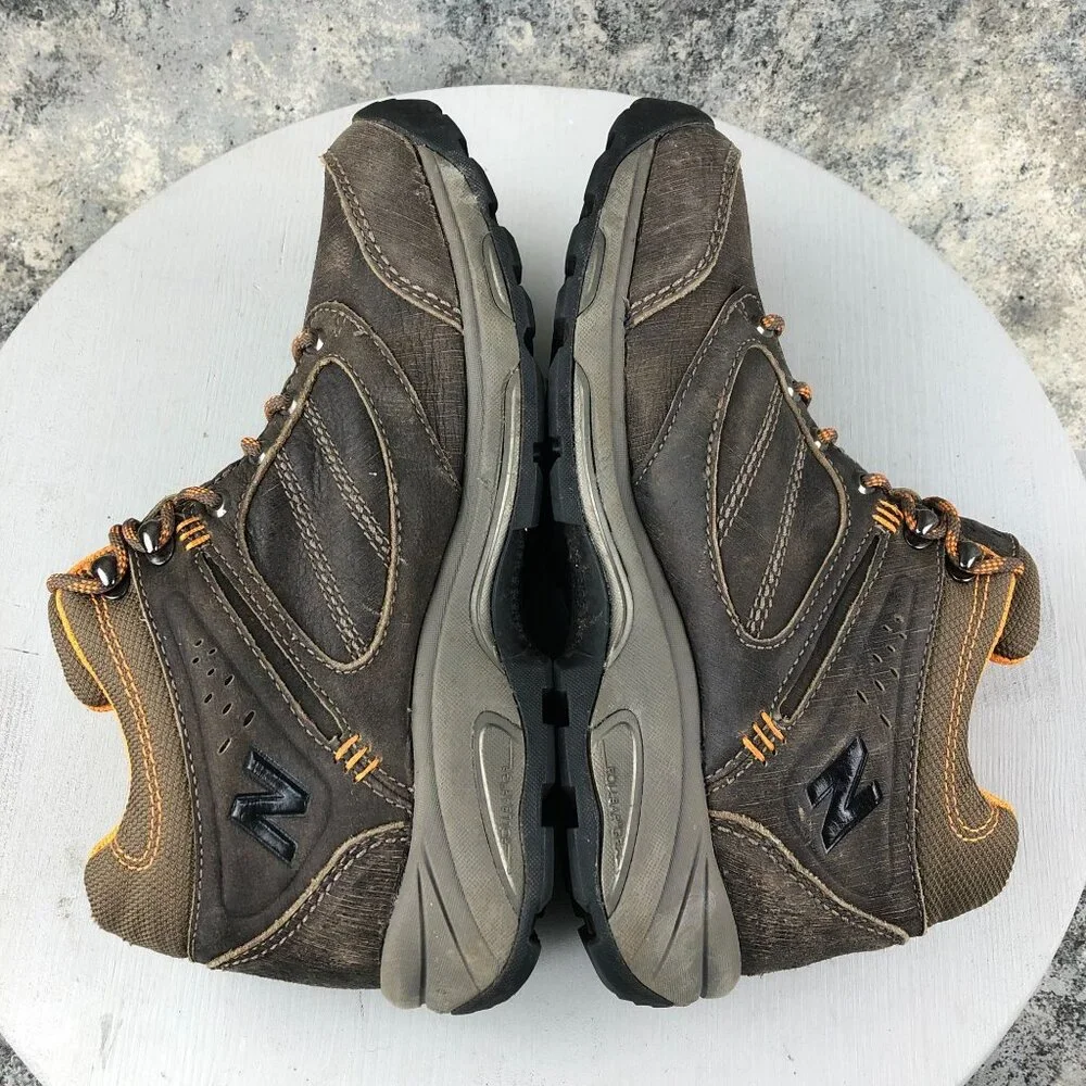 New Balance Mens Size 9 2E 1596 Brown Leather Gore-Tex GTX Hiking Boots MW1569BO